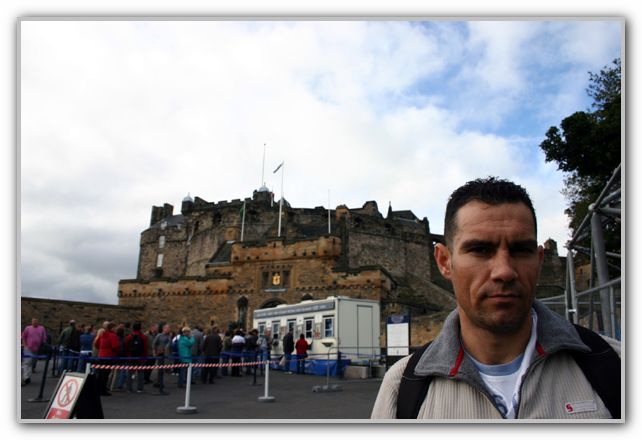 CJ at Edinburgh Castle